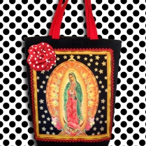 Bolsa Virgem de Guadalupe Estrelada